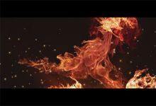 44款燃烧火焰背景视频素材