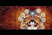 50款戏剧戏台脸谱背景视频素材