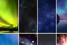 【188款】星空星云宇宙太空夜空粒子极光背景视频素材